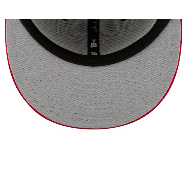 Atlanta Braves Scarlet Basic 59FIFTY Fitted Hat