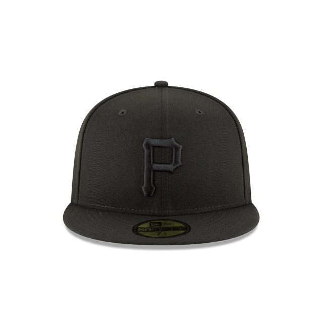 Pittsburgh Pirates Blackout Basic 59FIFTY Fitted Hat