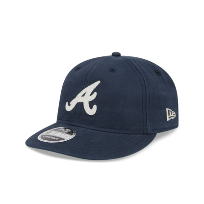 Atlanta Braves Canvas Felt Retro Crown 9FIFTY Strapback Hat