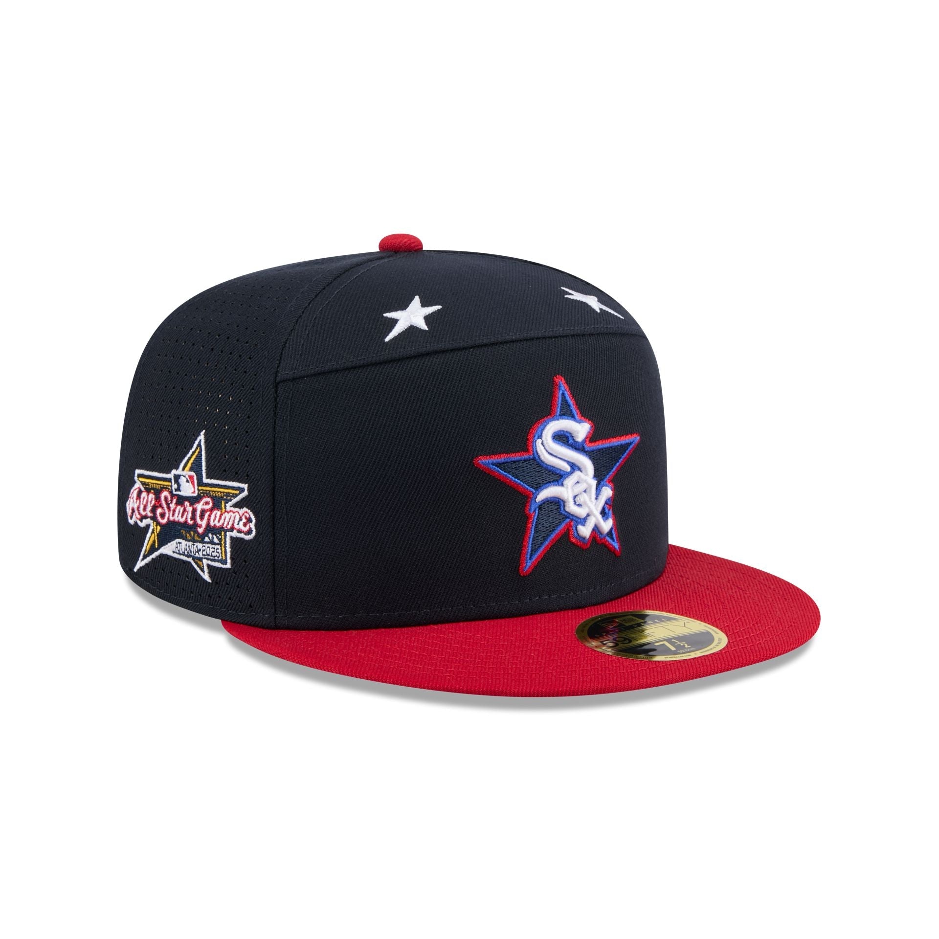 Chicago White Sox 2025 All-Star Game Workout Split Panel 59FIFTY Fitted Hat