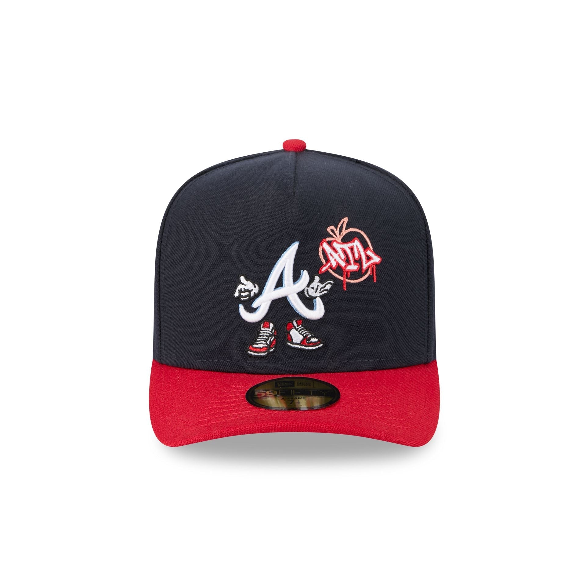 Atlanta Braves Cartoon 59FIFTY A-Frame Fitted Hat