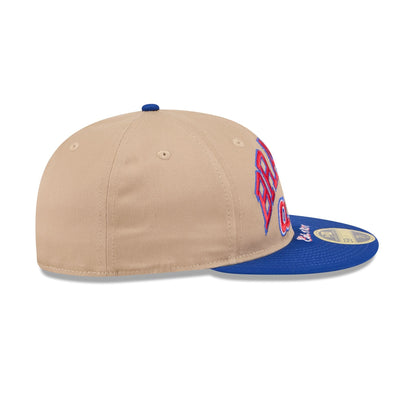 Atlanta Braves Camel Retro Crown 59FIFTY Fitted Hat