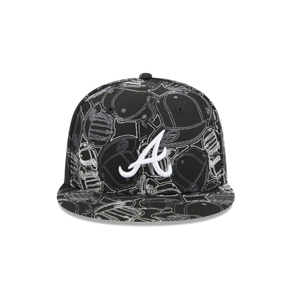 Atlanta Braves Cap Scramble 59FIFTY Fitted Hat