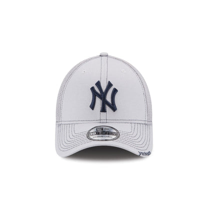 New York Yankees NEO Gray 39THIRTY Stretch Fit Hat