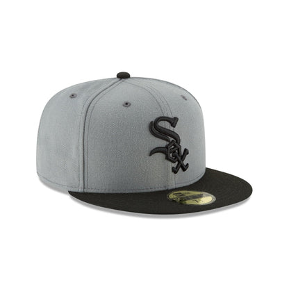 Chicago White Sox Storm Gray Basic 59FIFTY Fitted Hat